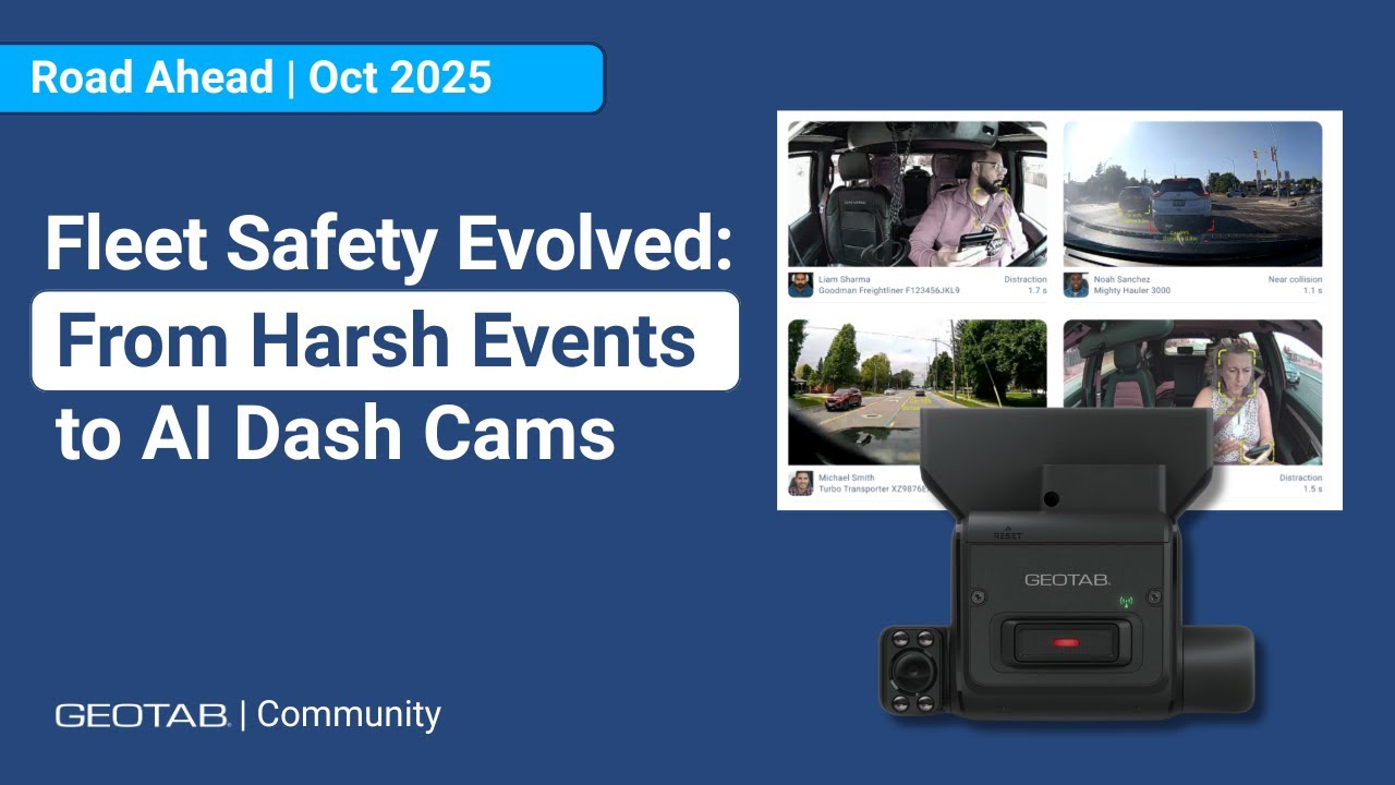 From Harsh Safety Events to AI Dash Cams: The Future of Fleet Safety