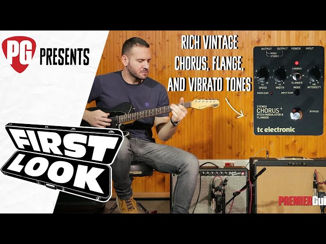 TC Electronic's 1st Pedal Reissued! SCF Gold Stereo Chorus