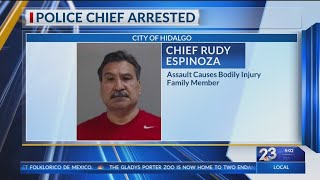 Suspended Police Chief Arrested on Domestic Violence Charge