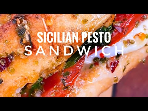 Sicilian pesto Sandwich❤️‍🔥😍