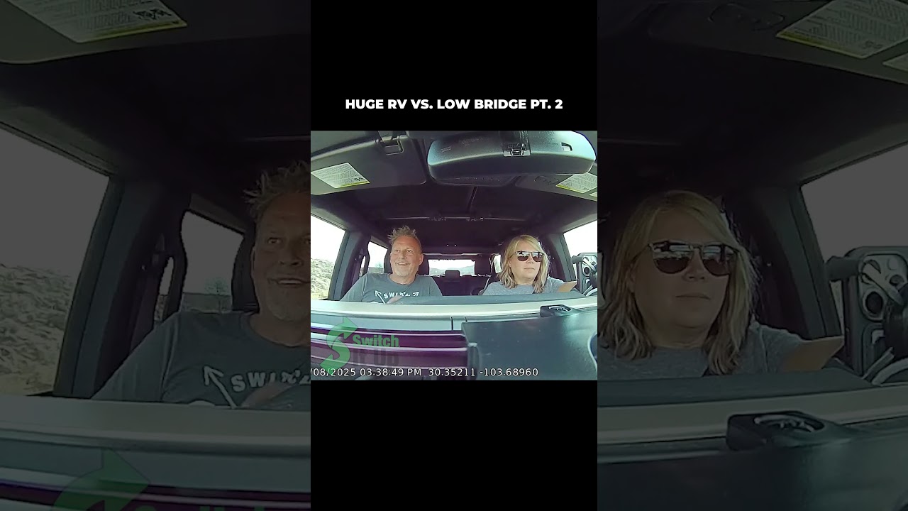 RV Life does have Bridge Height Concerns.  Slow and steady