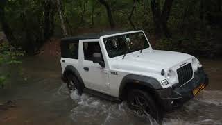 Mahindra Thar RWD  water test