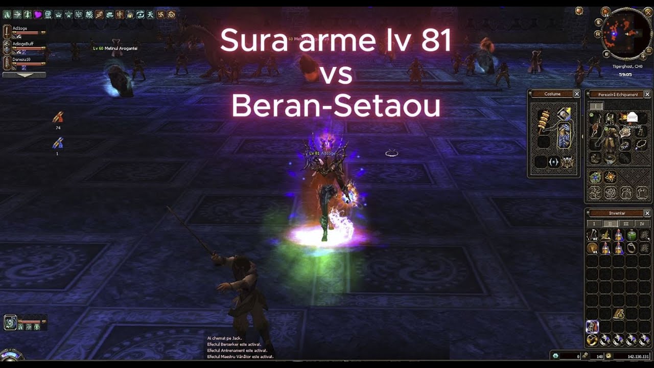 #49 Sura arme lv 81 vs Beran-Setaou - Metin2 ro Tigerghost