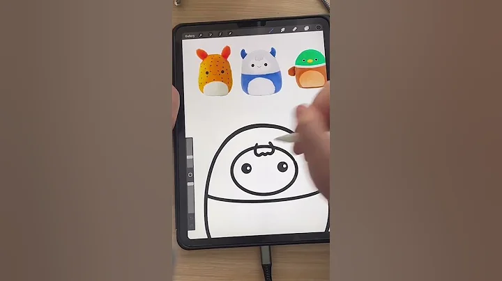 Squishing together #squishmallows using a random wheel! #plushies #plushiedesign #ipadart #shorts