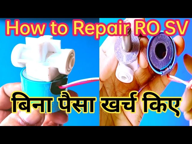 How to Repair RO Solenoid Valve l RO SV kaise theek Karen l RO Repair #emeexperiment class=