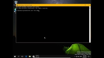 How to create new user account with or without password using command prompt Windows 10