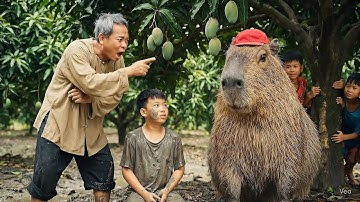 Câu chuyện trộm xoài của anh em capy #capybara