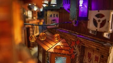 Tokyo Alley DIY 3D Book Nook Kit