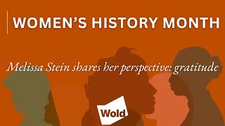 Wold Women's History Month | Melissa Stein