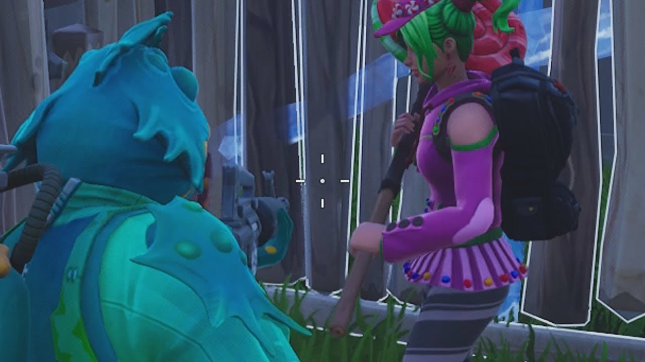 (YELLOW) Girl Makes It Her Mission To Report Me In Fortnite