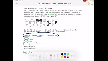 2020 Math Kangaroo Levels 3-4 Problem #18