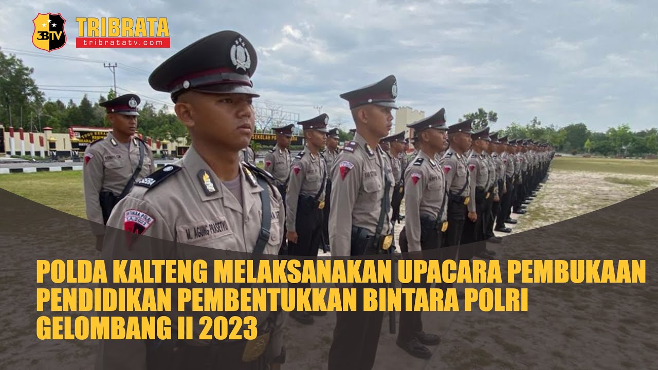 POLDA KALTENG MELAKSANAKAN UPACARA PEMBUKAAN PENDIDIKAN PEMBENTUKKAN BINTARA POLRI GELOMBANG II