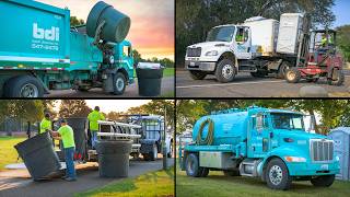 Garbage Trucks Special Event Clean-Up with Basin Disposal