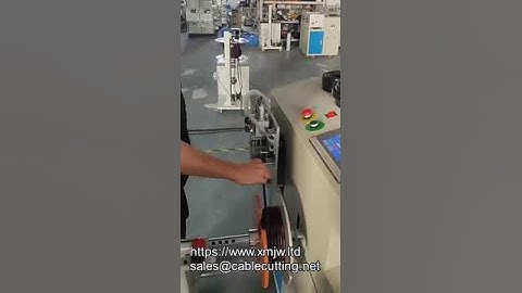 Automatic Winding Tying Counter Cutter Cable Machine Have Wire Ordering Function