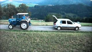 Traktor vs Auto  /  Auto vs Auto