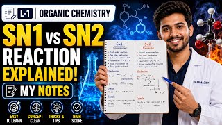 Master SN1 & SN2 Reactions in 1 Shot | Organic Chemistry Tricks | My Notes