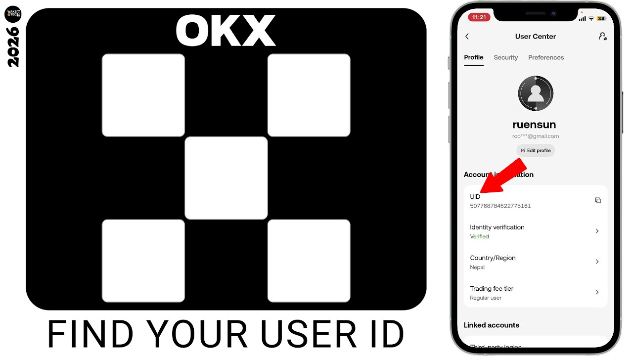 How to Find Your OKX User ID (UID) in 2026 – Step-by-Step Guide - YouTube