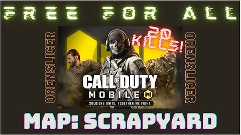 EPIC GAMEPLAY with Type25 | COD Mobile: Free For All SCRAPYARD Map