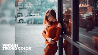 Photoshop Tutorial How To Create Orange Soft Vintage Effects screenshot 3