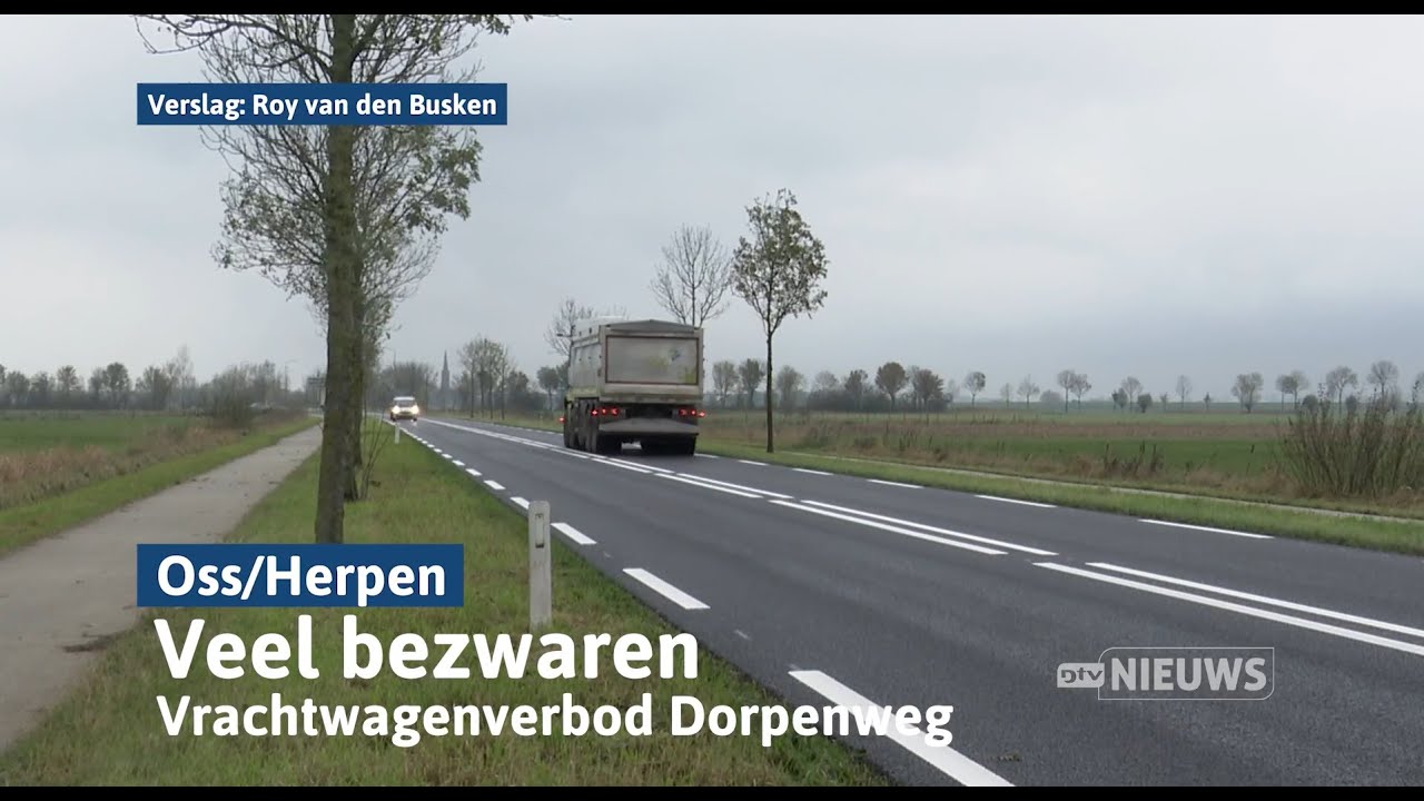 Vrachtwagenverbod op Dorpenweg lijkt er niet te komen I Dtv Oss & Bernheze
