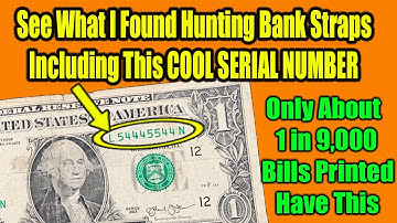 Binary Serial Number Found in $1000 Bank Strap Hunt + Star Notes & Cool Serial Numbers!