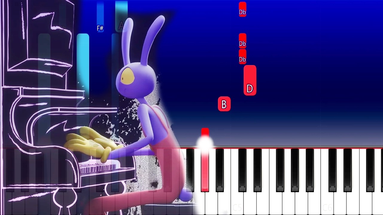 Jax Plays Daisy Bell on The Piano - The Amazing Digital Circus Ep. 9 (Piano Tutorial)