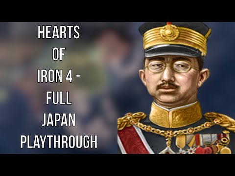 Hearts Of Iron 4 - Full Japan Playthrough (No Commentary)