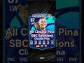 MADFUT 26: All Claudia Pina SBC Solutions #madfutsbc #madfut #mobilegaming #gamingshorts #sbc