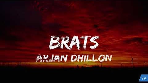 Brats - Arjan Dhillon ( LYRICS VIDEO ) Arjan Dhillon New Song | New Punjabi Songs 2024