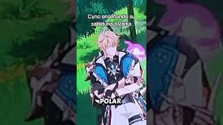 Cyno conociendo a Varka #genshinimpact #genshin #varka #cyno #humor