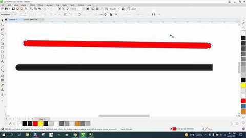 Corel Draw Tips & Tricks Round end caps on just one end of a LINE