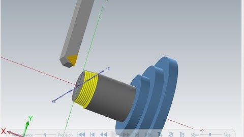 HƯỚNG DẪN CHẾ TAO MÁY TIỆN CNC cnc turning Bài 12 CHƯƠNG  TRÌNH TIỆN  REN  Part 2