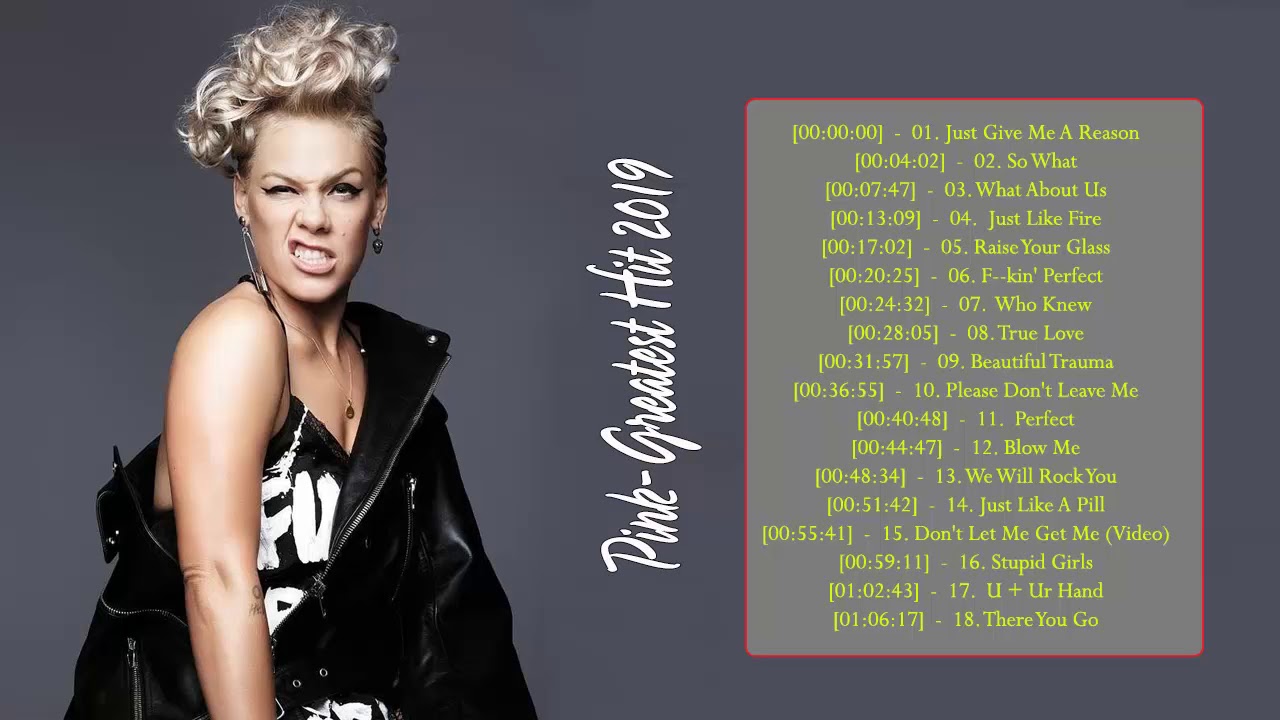 Pink Greatest Hit Pink Full Album Pink Playlist Youtube