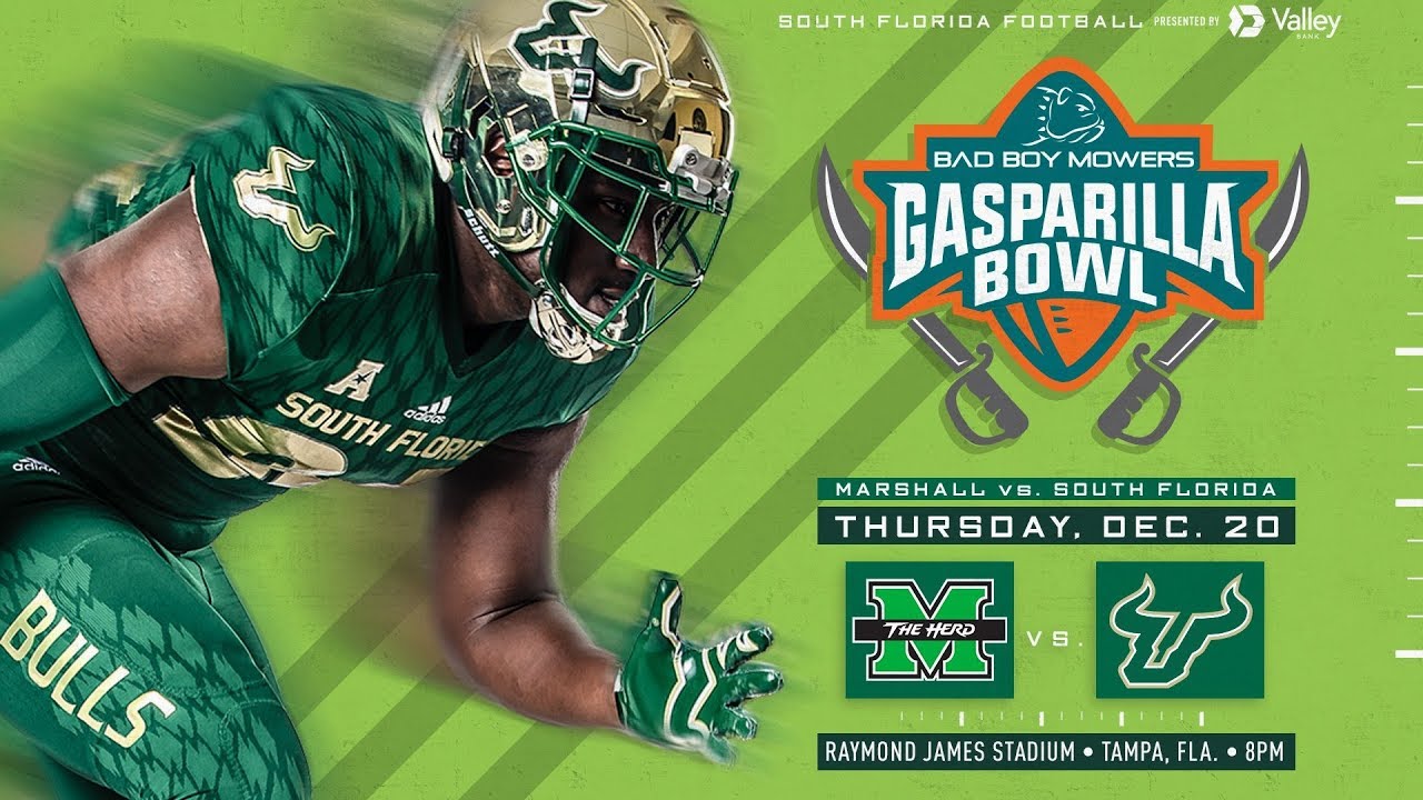 Bad Boy Mowers Gasprarilla Bowl Marshall Thundering Herd vs. USF Bulls Simulation camera iphone 8 plus apk
