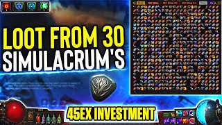 [PoE 3.14] Loot from 30 Simulacrums in Ultimatum: Is it worth it