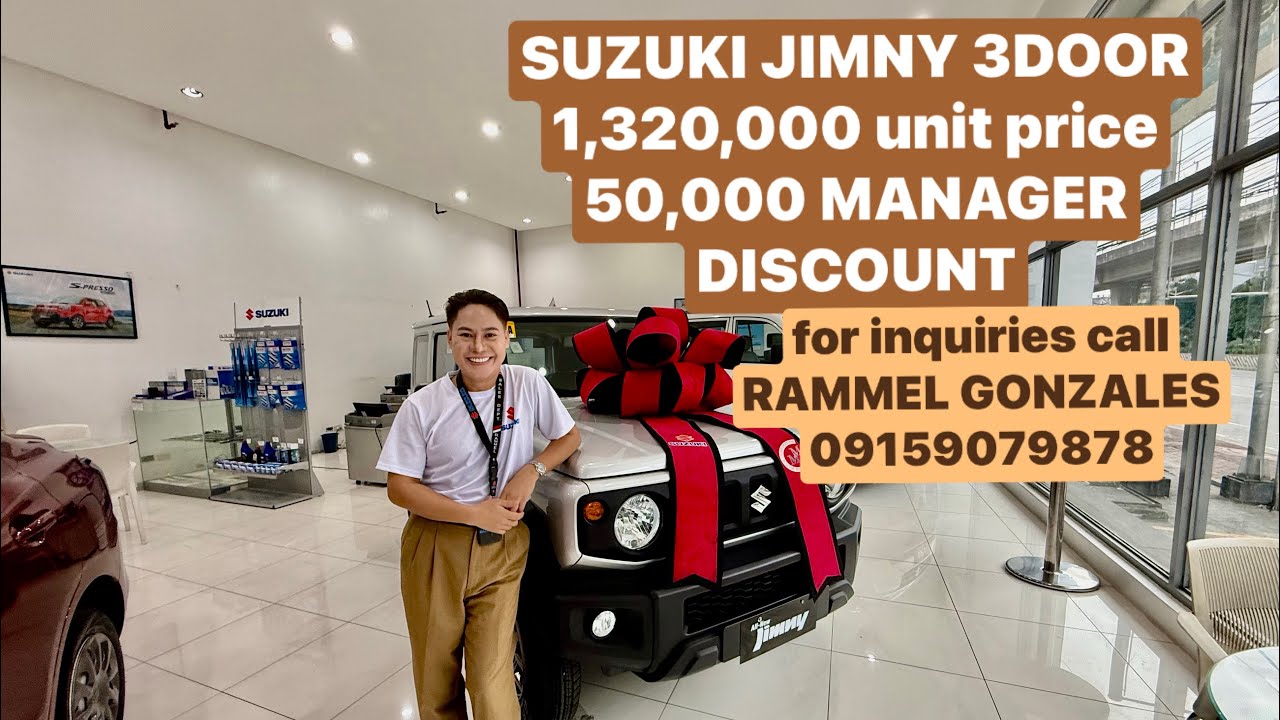 SUZUKI JIMNY 3 DOOR JAPAN MADE MONOTONE COLOR BUT CHIFFON IVORY THE LATEST VARIANT COLOR NOW.