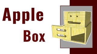 Apple  Box из фанеры / изготовление по 3D модели