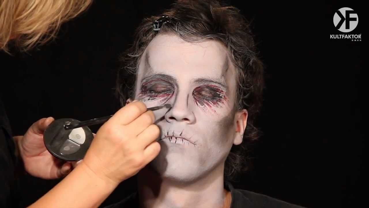 Einfaches Zombie Schminken Ohne Vorerfahrungen Halloween Schminkanleitung Youtube