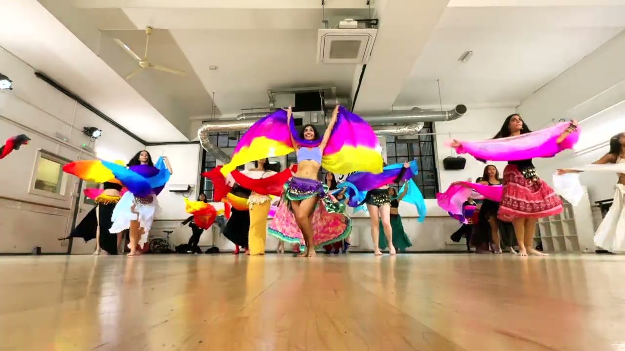 Arabic Veil Dance by Leilah 💕 A beginners Veil Choreography