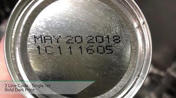 Citronix ciSeries Continuous Inkjet Coder - Coding on Cans