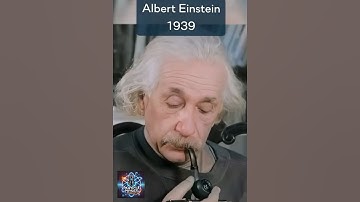 Albert Einstein Comes to Life - 1939 in Color! ❤️                      #shorts #cern #alberteinstein