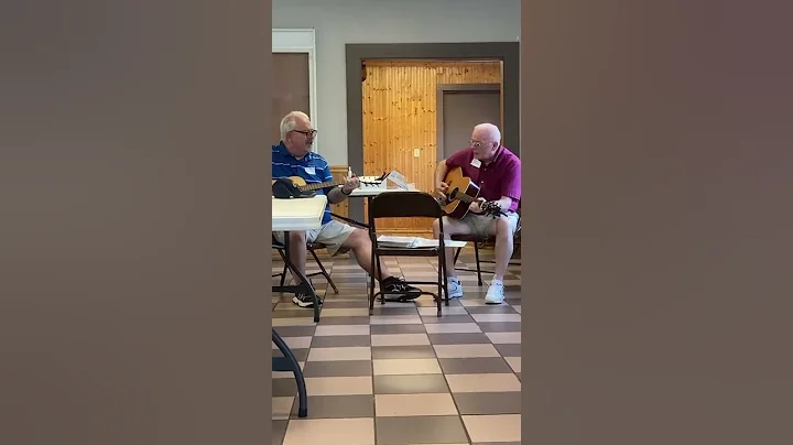 David singing Grandma's Feather Bed at Hall reunio...