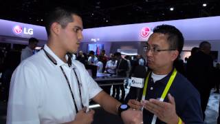 LG G Watch R at CES 2015