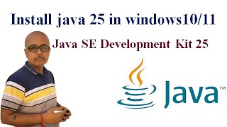 How to Install java 25 in windows10/11. #javaprogramming