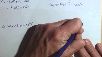 Activity 2.5.2 d and e     Chain Rule Derivative Examples 1