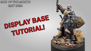 Display Basing 101: Painting grimdark cities of sigmar without oils?