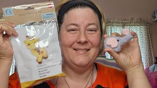 Dollar tree Wool Felting kits review and how to