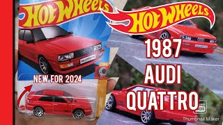 HOTWHEELS 1987 AUDI QUATTRO// SHOWCASE AND REVIEW