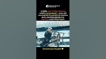 7 Million German Soldiers Surrendered in 1945 #shorts