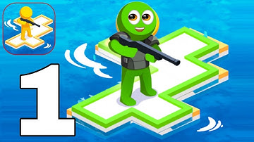 War of Rafts: Crazy Sea Battle - Gameplay Walkthrough Part 1 (iOS, Android)